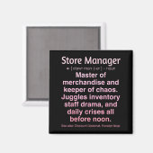 Aimant Store Manager (Recto/Verso)