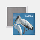 Aimant Stores en bois (Recto/Verso)