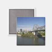 Aimant Story Bridge, Brisbane River, et Kangaroo (Recto/Verso)
