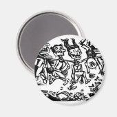 Aimant "Strangler Calaveras" vers 1942 MEXIQUE (Recto/Verso)