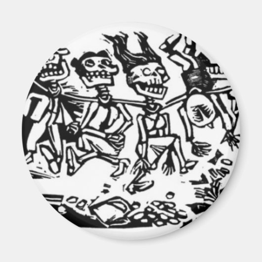 Aimant "Strangler Calaveras" vers 1942 MEXIQUE (Devant)