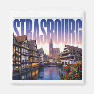 Aimant Strasbourg France Voyage Conte de Fées Canal Beaut