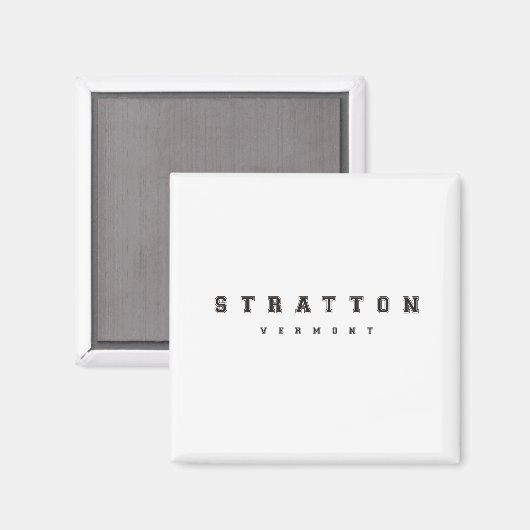 Aimant Stratton Vermont (Recto/Verso)