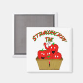 Aimant Strawberry Time ! (Recto/Verso)