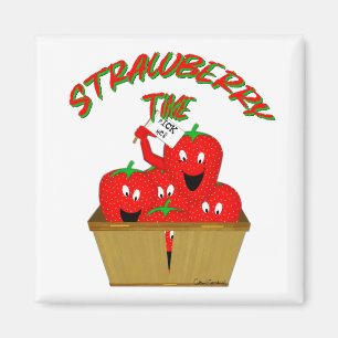 Aimant Strawberry Time !