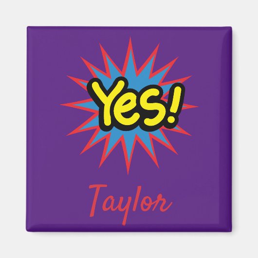 Aimant Street Art tendance (Devant)