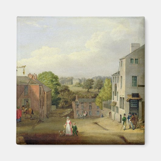 Aimant Street Scene à Chorley, Lancashire, avec vue sur (Devant)