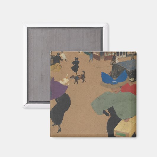 Aimant Street scene à Paris (Recto/Verso)