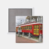 Aimant Streetcart de la Nouvelle-Orléans (Recto/Verso)