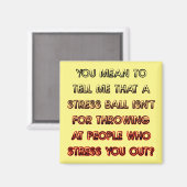 Aimant Stress Ball Funny Frigo Réfrigérateur d'aimant (Recto/Verso)
