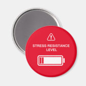 Aimant Stress Resistance Level Minimalistic Monochrome (Recto/Verso)