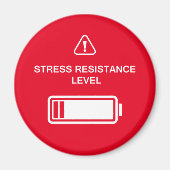Aimant Stress Resistance Level Minimalistic Monochrome (Devant)