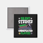 Aimant Striker Silencieux - Billard Et Chat (Recto/Verso)