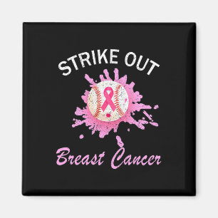 Aimant Striout Breast Cancer Sensibilisation Baseball Ros