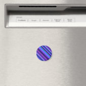 Aimant stripes en bleu et purple (In Situ (Lave-vaisselle))