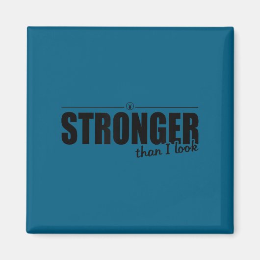 Aimant Stronger Than I Look D374 Gym Shirt _ Workout _ Mo (Devant)