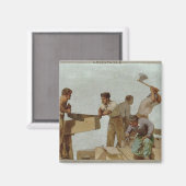 Aimant Structure du bois (Recto/Verso)