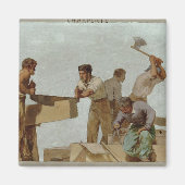 Aimant Structure du bois (Devant)