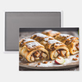 Aimant Strudels aux pommes (Recto/Verso)