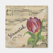 Aimant Strumstick Elegant Tulip Partition Vintage (Devant)