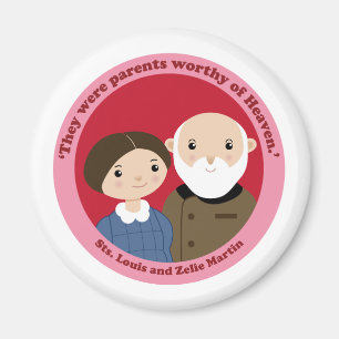 Aimant Sts. Louis et Zelie Martin