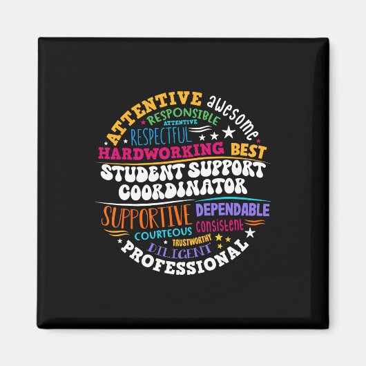 Aimant Student Support Coordinator Appreciation Day Back (Devant)