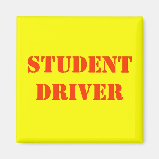 AIMANT STUDENTDRIVER (Devant)