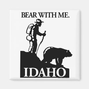 Aimant Studio du nord de points "ours avec moi" l'Idaho
