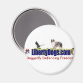 Aimant Stuff de berger australien (Recto/Verso)