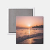 Aimant Stunning Beach Sunset (Recto/Verso)