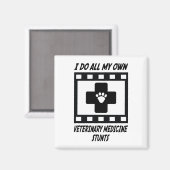 Aimant Stunts en médecine vétérinaire (Recto/Verso)