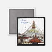 Aimant Stupa à Boudhanath, Katmandou - Népal (Recto/Verso)