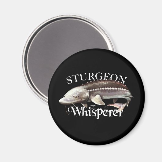 Aimant Sturgeon Whisperer (Recto/Verso)