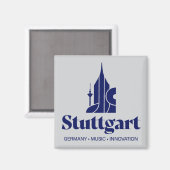 Aimant Stuttgart Allemagne Europe (Recto/Verso)
