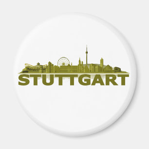 Aimant Stuttgart Stadt Skyline