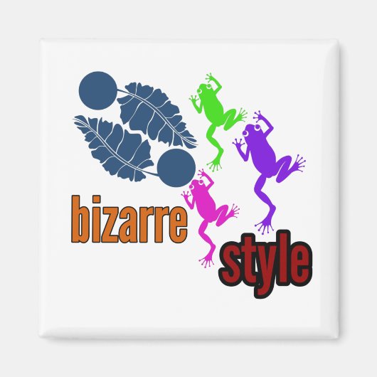 Aimant style bizarre (Devant)