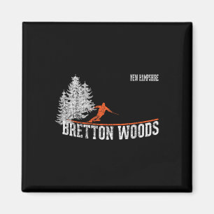 Aimant Style Bretton Woods Nh Ski Vintage 1980