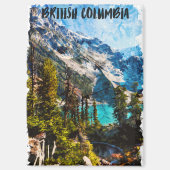 Aimant Style British Columbia Canada Mountain View (Recto)