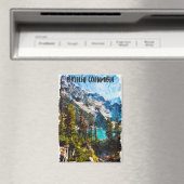Aimant Style British Columbia Canada Mountain View (In Situ (Lave-vaisselle))