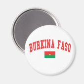 Aimant Style Burkina Faso (Recto/Verso)