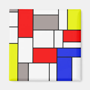 Aimant Style de Mondrian