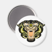 Aimant Style de tigre 1 (Recto/Verso)