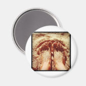 Aimant Style de vie des pieds nus Photo Daniela Power (Recto/Verso)