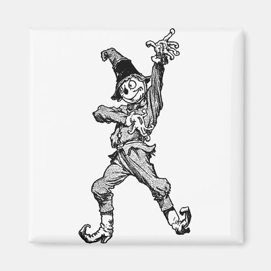 Aimant Style Disco Dancing Scarecrow (Devant)