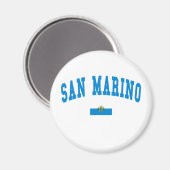 Aimant Style du collège San Marino (Recto/Verso)