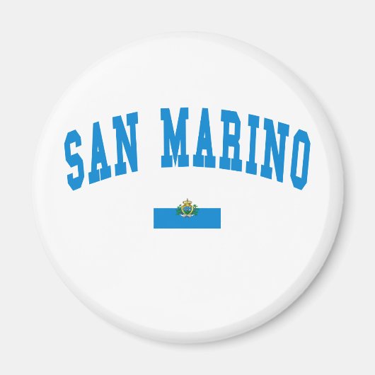 Aimant Style du collège San Marino (Devant)