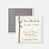 Aimant Style Enregistrer l'aimant de date (Recto/Verso)