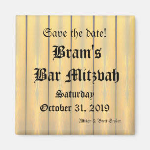 Aimant Style gothique Ikat Enregistrer l'aimant de date