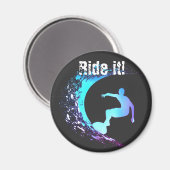 Aimant Style Graffiti Surfer (Recto/Verso)