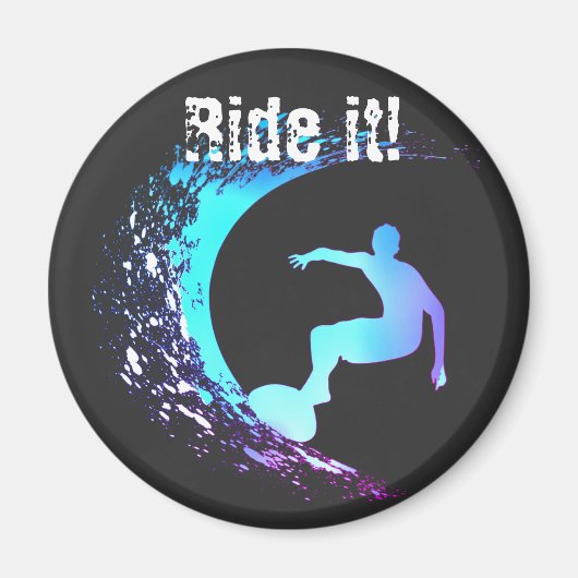 Aimant Style Graffiti Surfer (Devant)